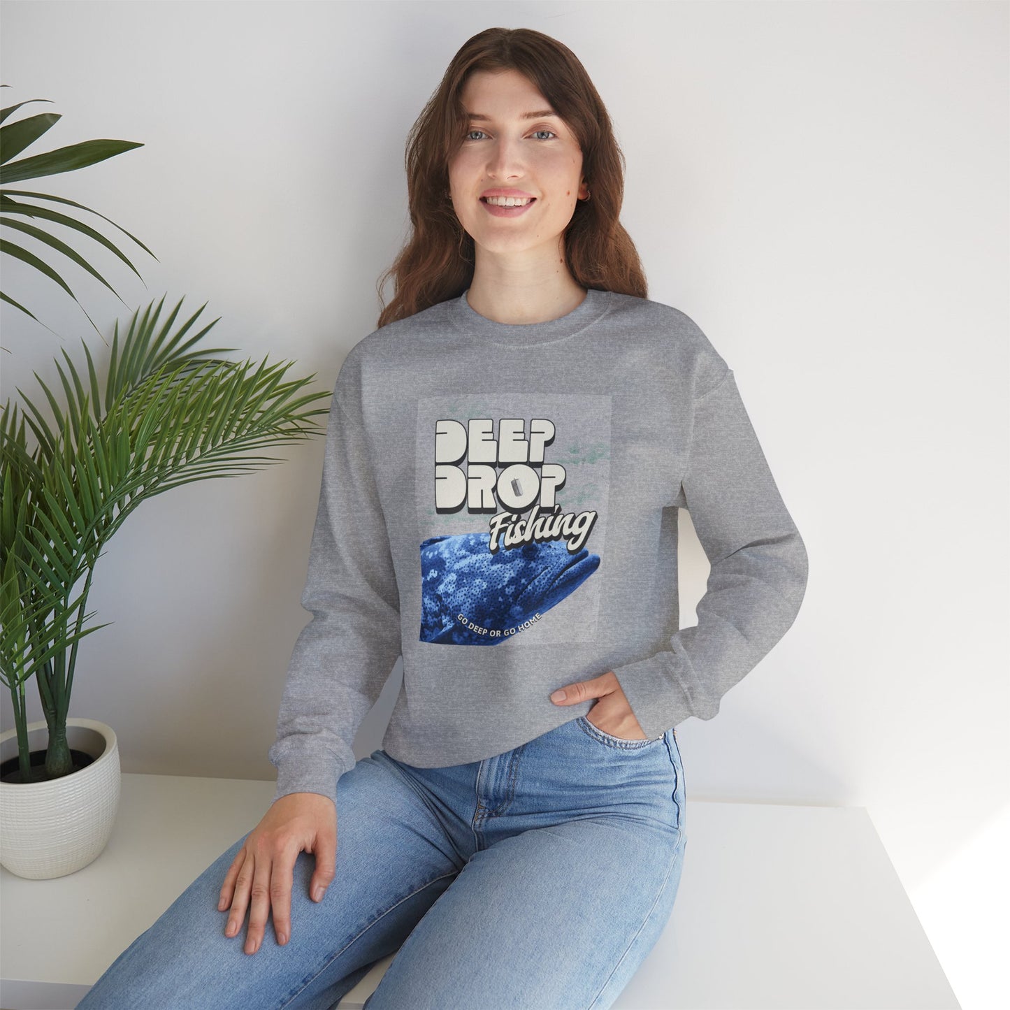 Deep Drop Fishing Unisex Sweatshirt