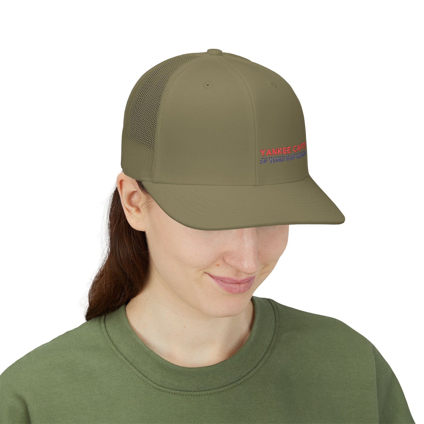 Yankee Capts Snapback Trucker Cap - Stylish Embroidered Hat for Outdoor Adventures