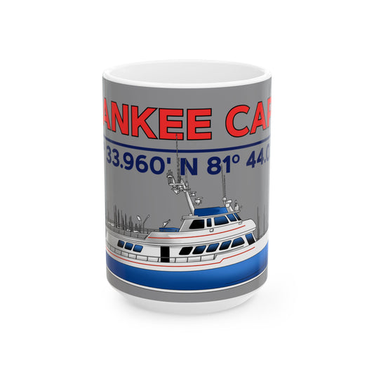 Yankee Capts Coordinates and Vessel Mug