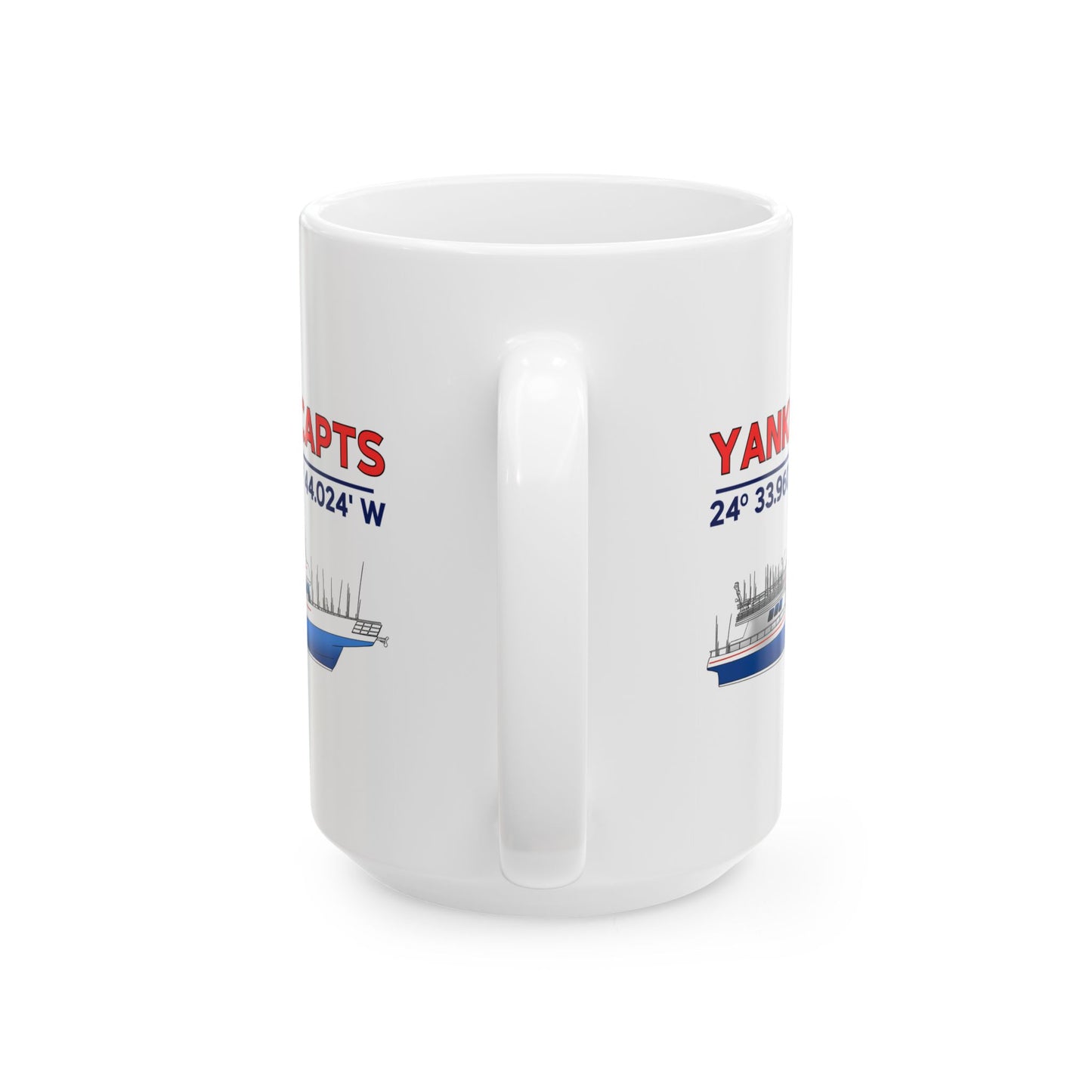 Yankee Capts Coordinates and Vessel Mug