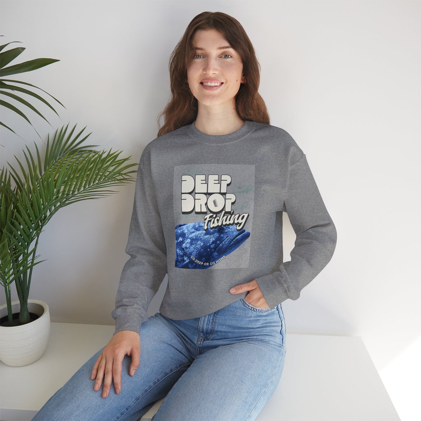 Deep Drop Fishing Unisex Sweatshirt