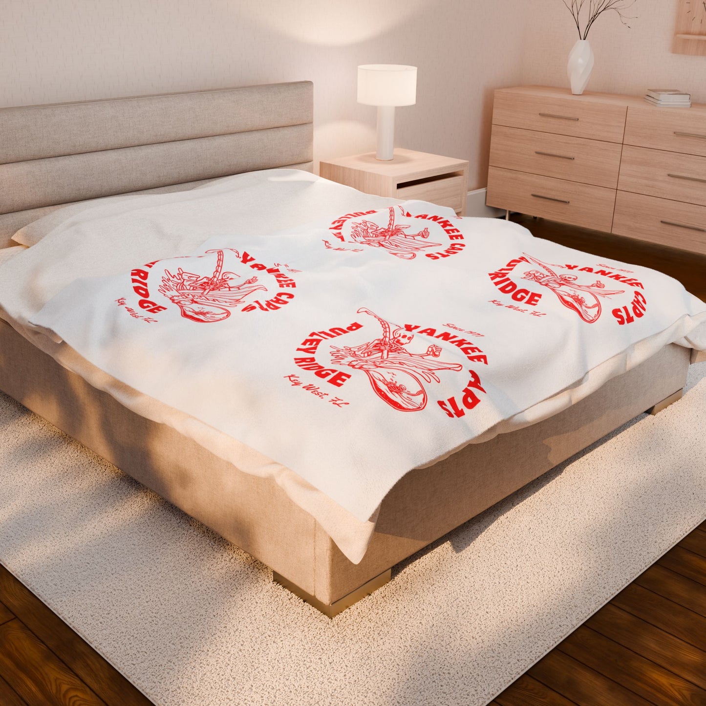 Yankee Capts Pulley Ridge Velveteen Plush Blanket - The official Yankee Capts merch store