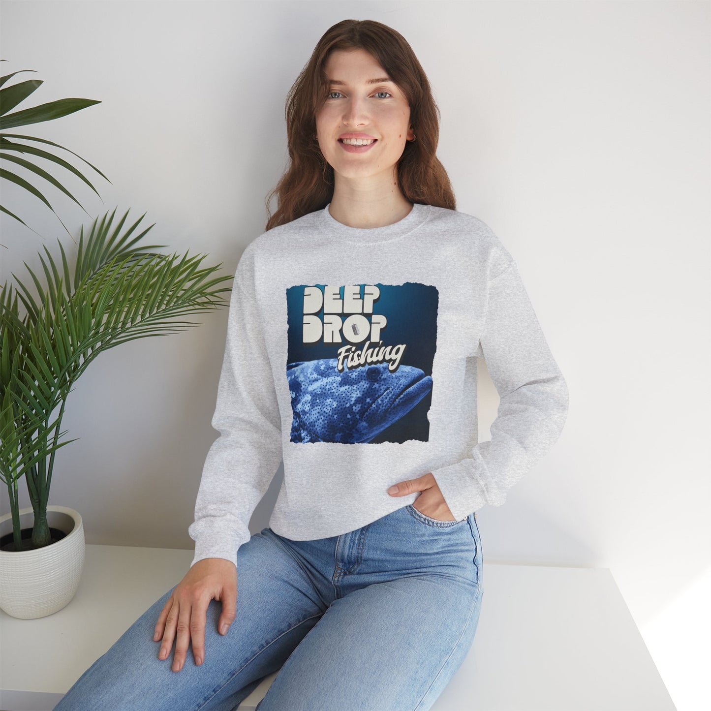Deep Drop Fishing Unisex Sweatshirt