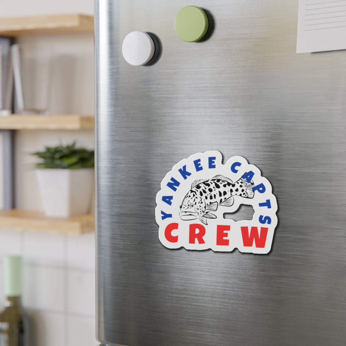 Yankee Capts Crew Die-Cut Magnet - The official Yankee Capts merch store