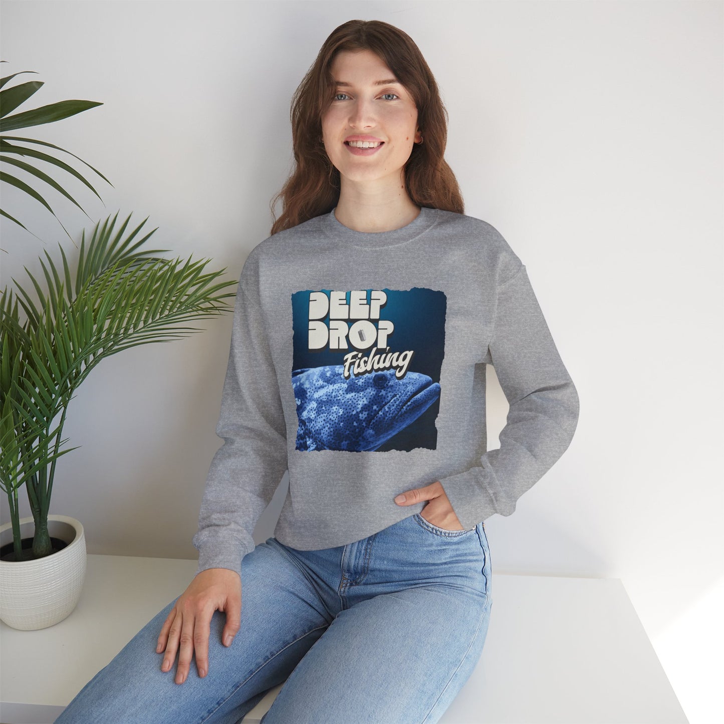 Deep Drop Fishing Unisex Sweatshirt
