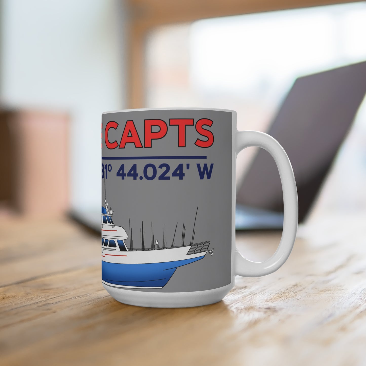 Yankee Captain 15oz Nautical Mug - Perfect Gift for Boating Enthusiasts