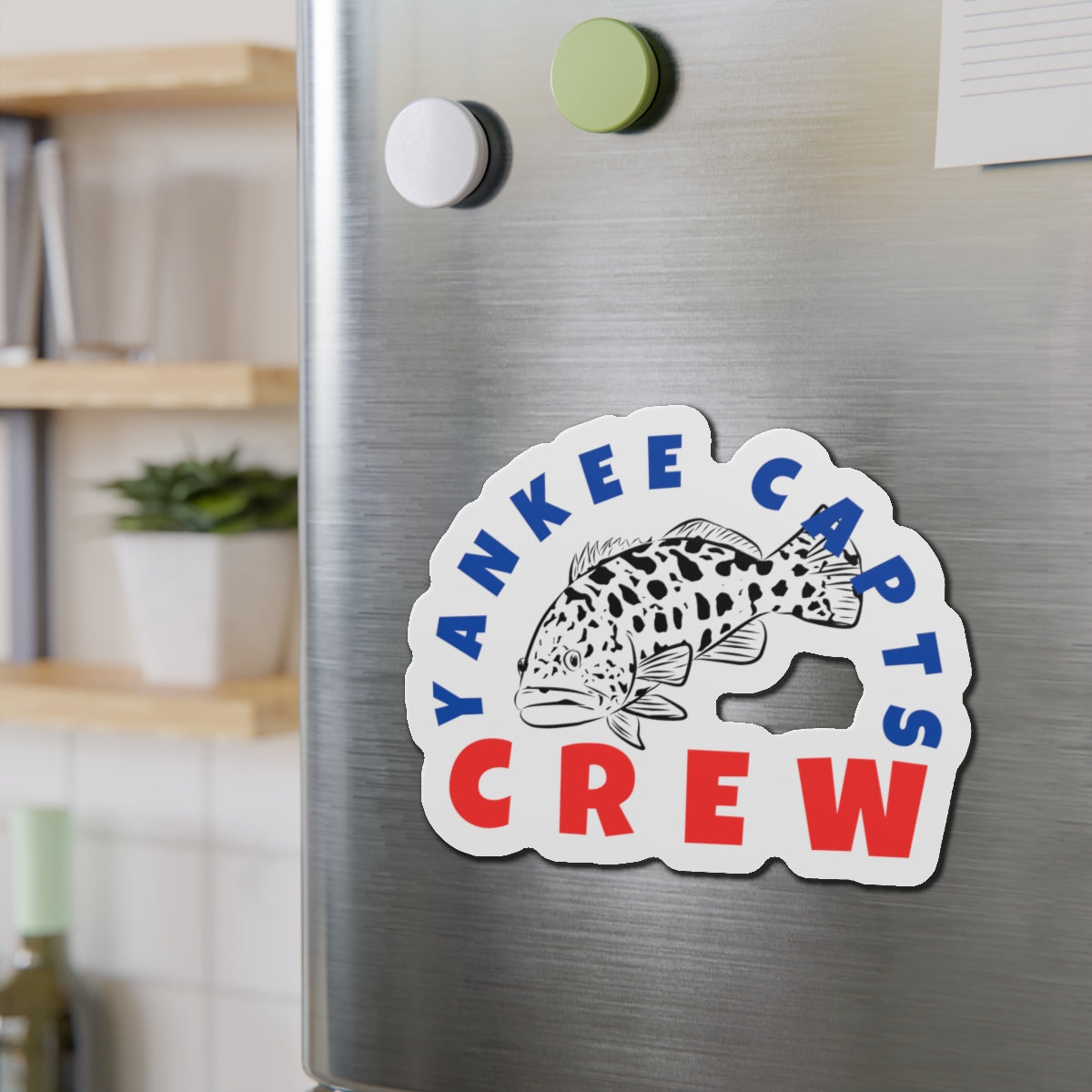 Yankee Capts Crew Die-Cut Magnet - The official Yankee Capts merch store