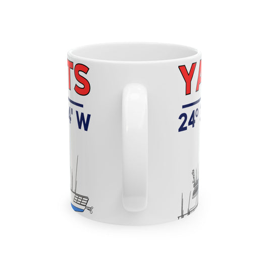 Yankee Capts Coordinates and Vessel Mug