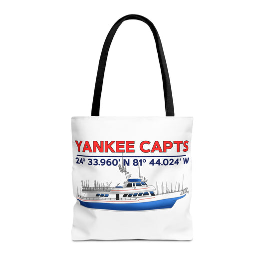 Yankee Capts Tote Bag - Nautical Design for Fishing Lovers