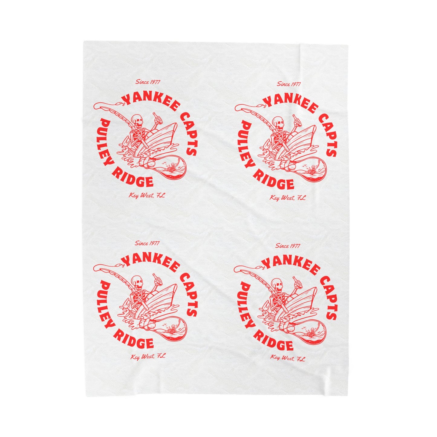 Yankee Capts Pulley Ridge Velveteen Plush Blanket - The official Yankee Capts merch store