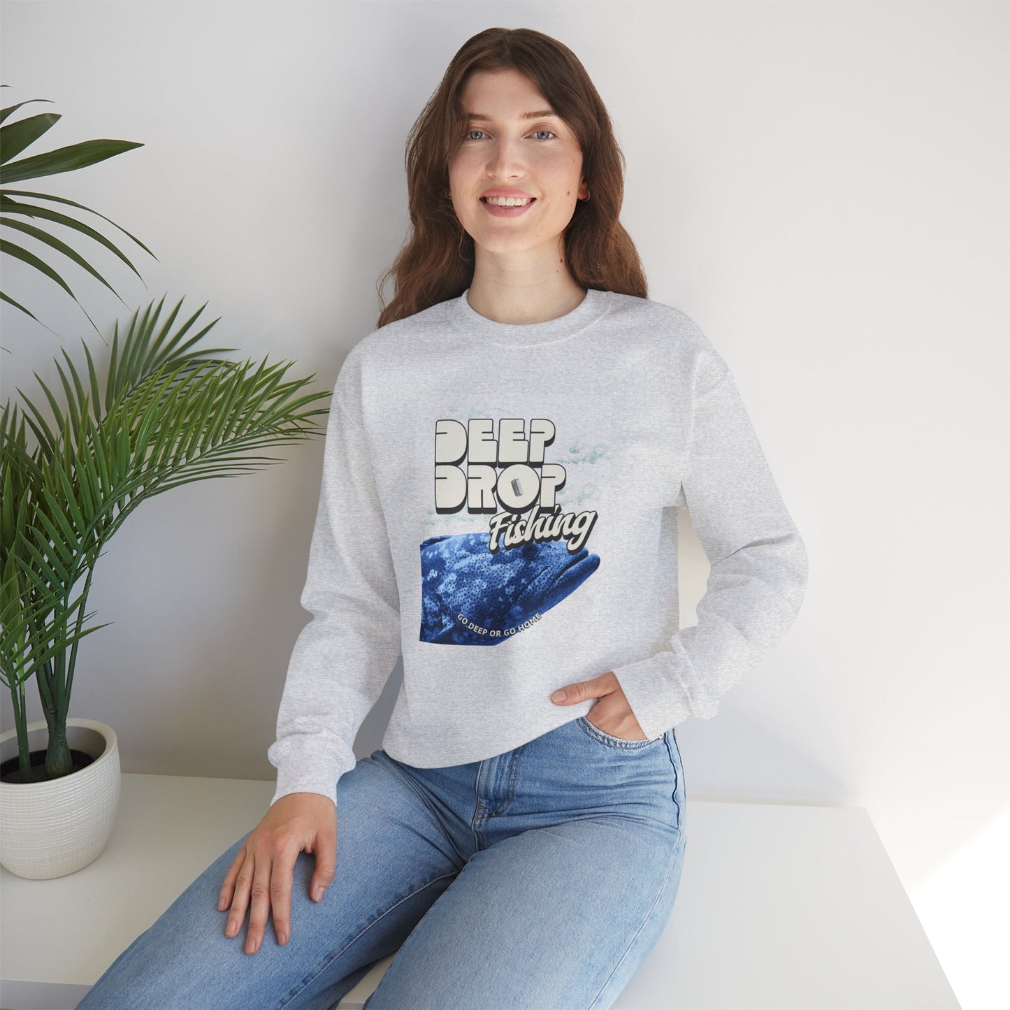 Deep Drop Fishing Unisex Sweatshirt
