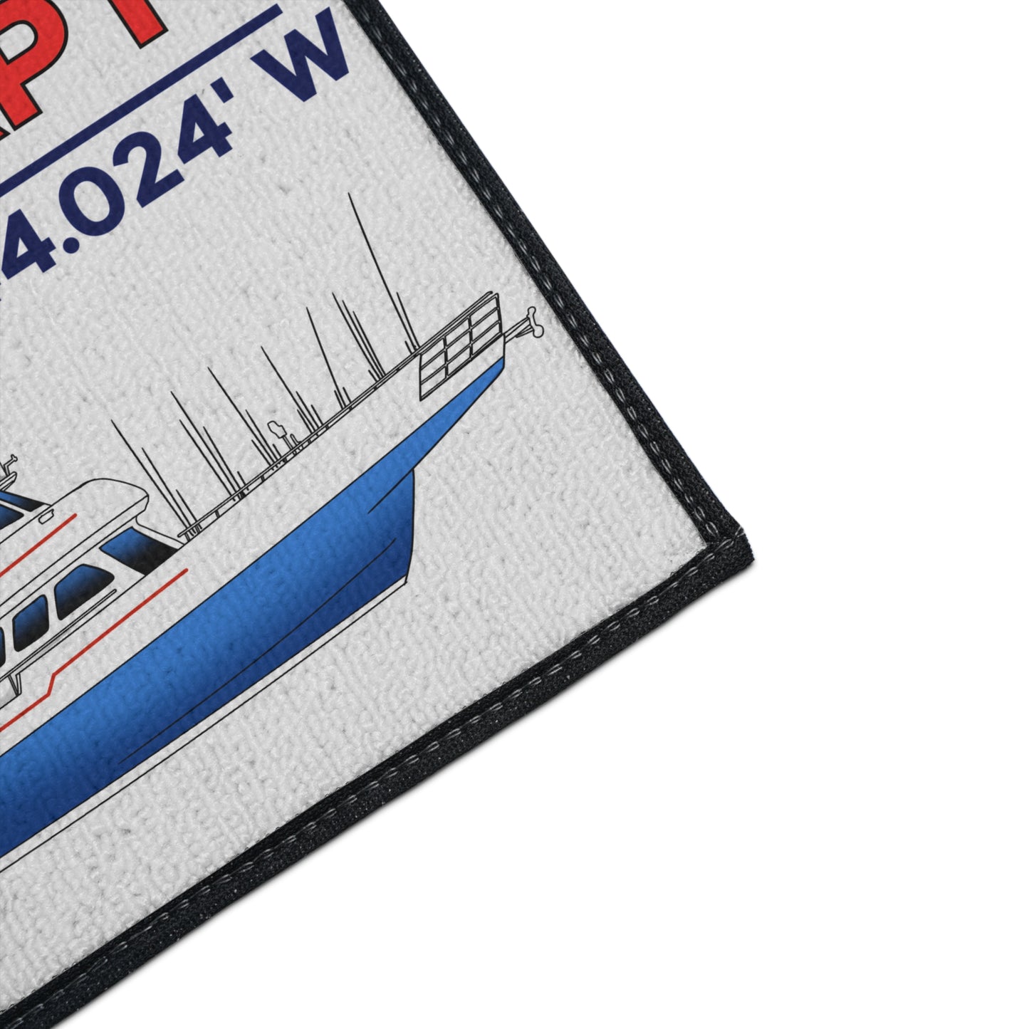 Yankee Capts Nautical Heavy Duty Floor Mat - Perfect for Fishing Enthusiasts
