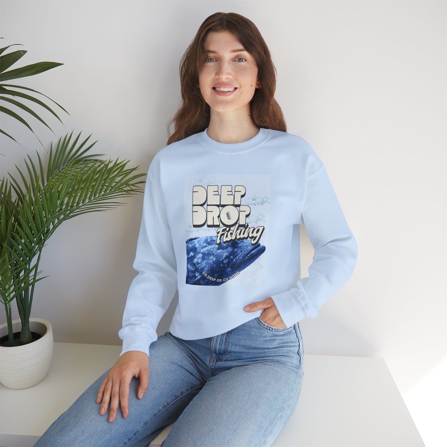 Deep Drop Fishing Unisex Sweatshirt