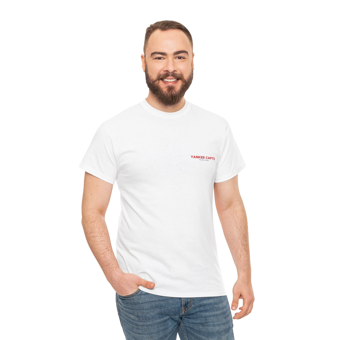 Yankee Capts Key West Coordinates Graphic Tee