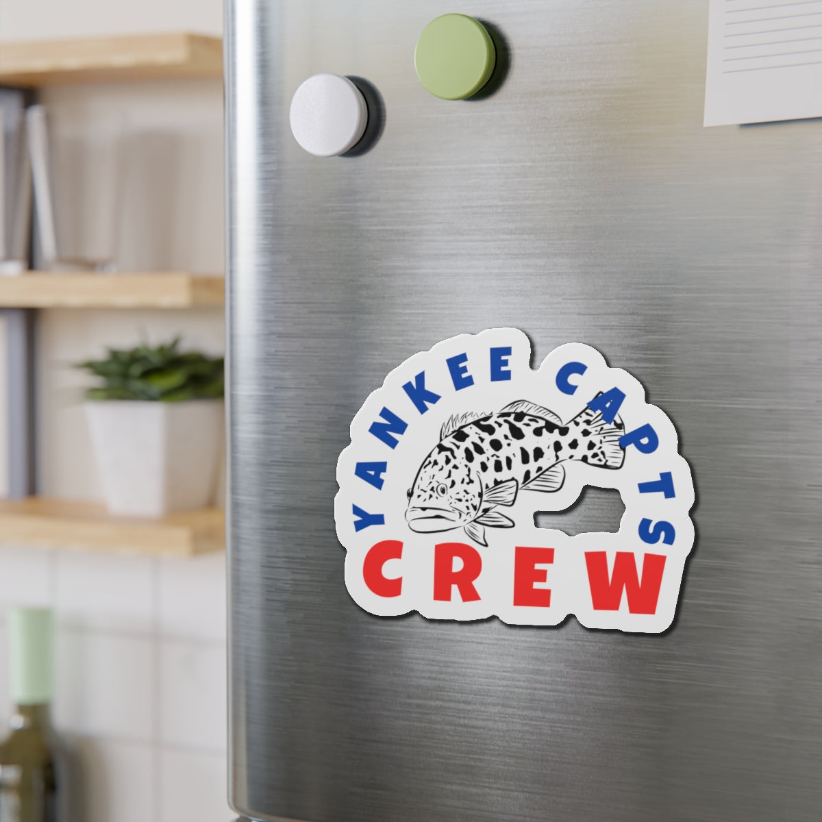 Yankee Capts Crew Die-Cut Magnet - The official Yankee Capts merch store