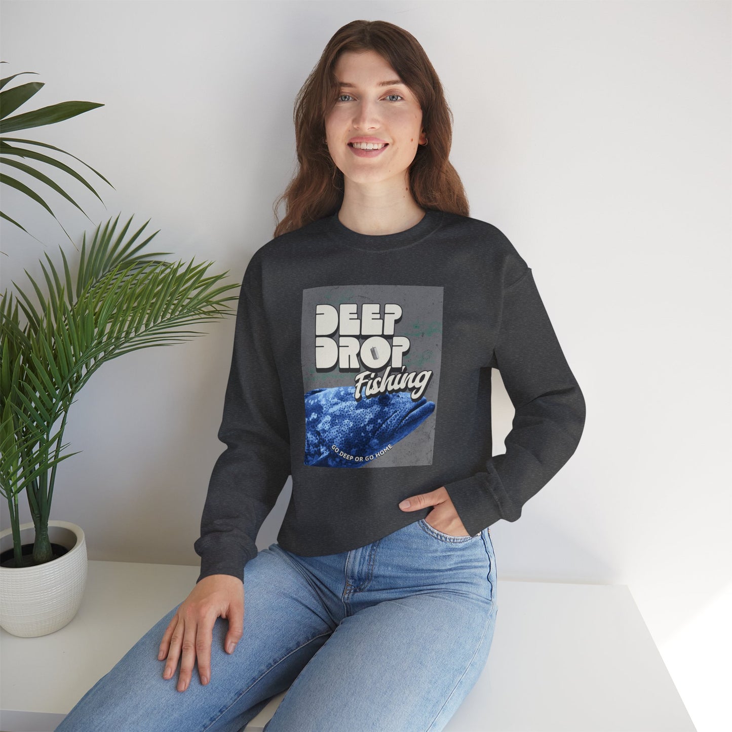 Deep Drop Fishing Unisex Sweatshirt