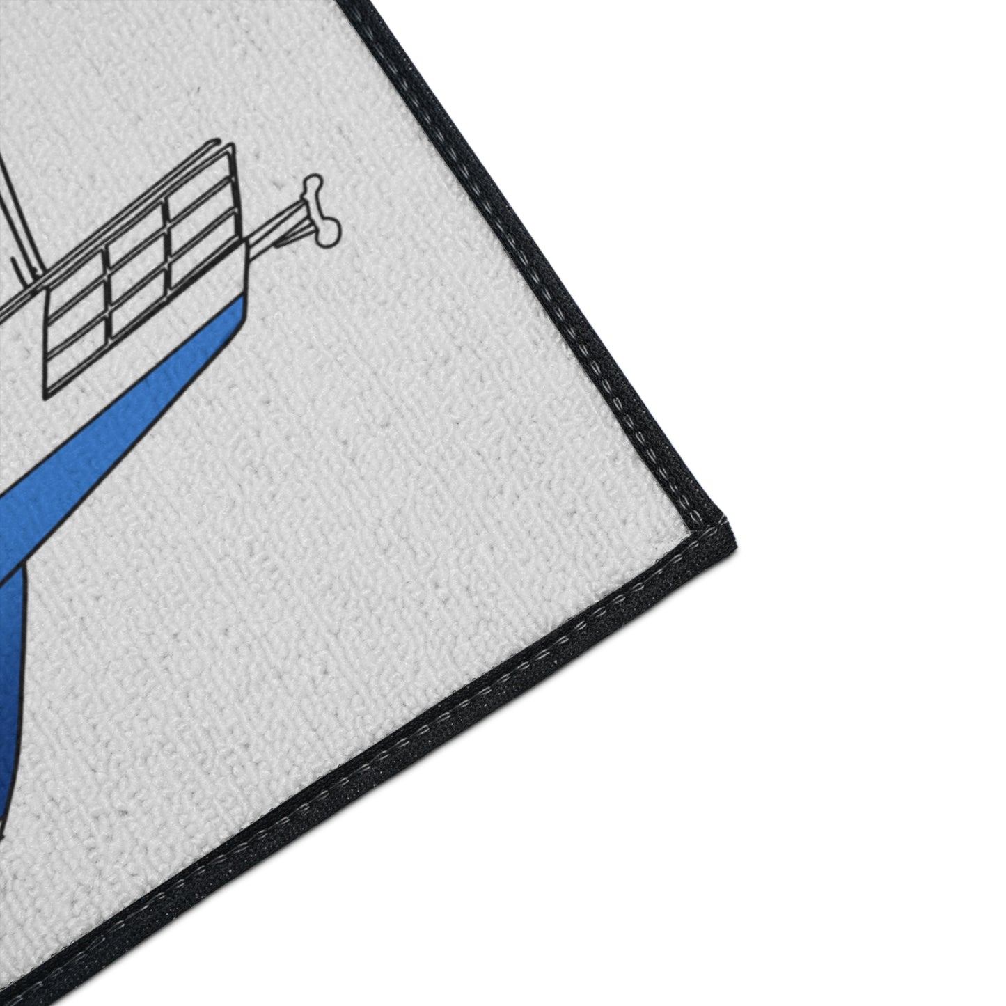 Yankee Capts Nautical Heavy Duty Floor Mat - Perfect for Fishing Enthusiasts