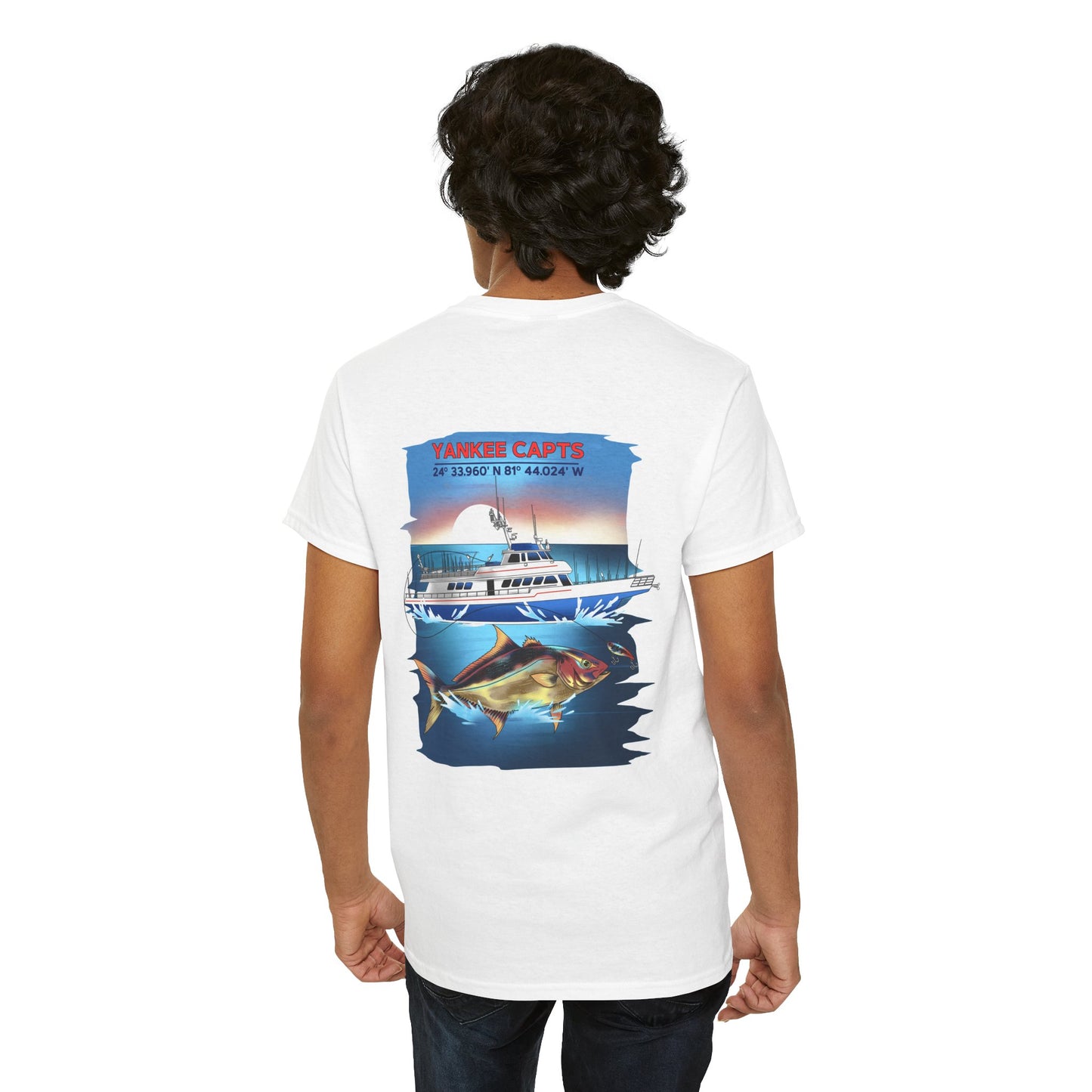 Yankee Capts Key West Coordinates Graphic Tee - The official Yankee Capts merch store