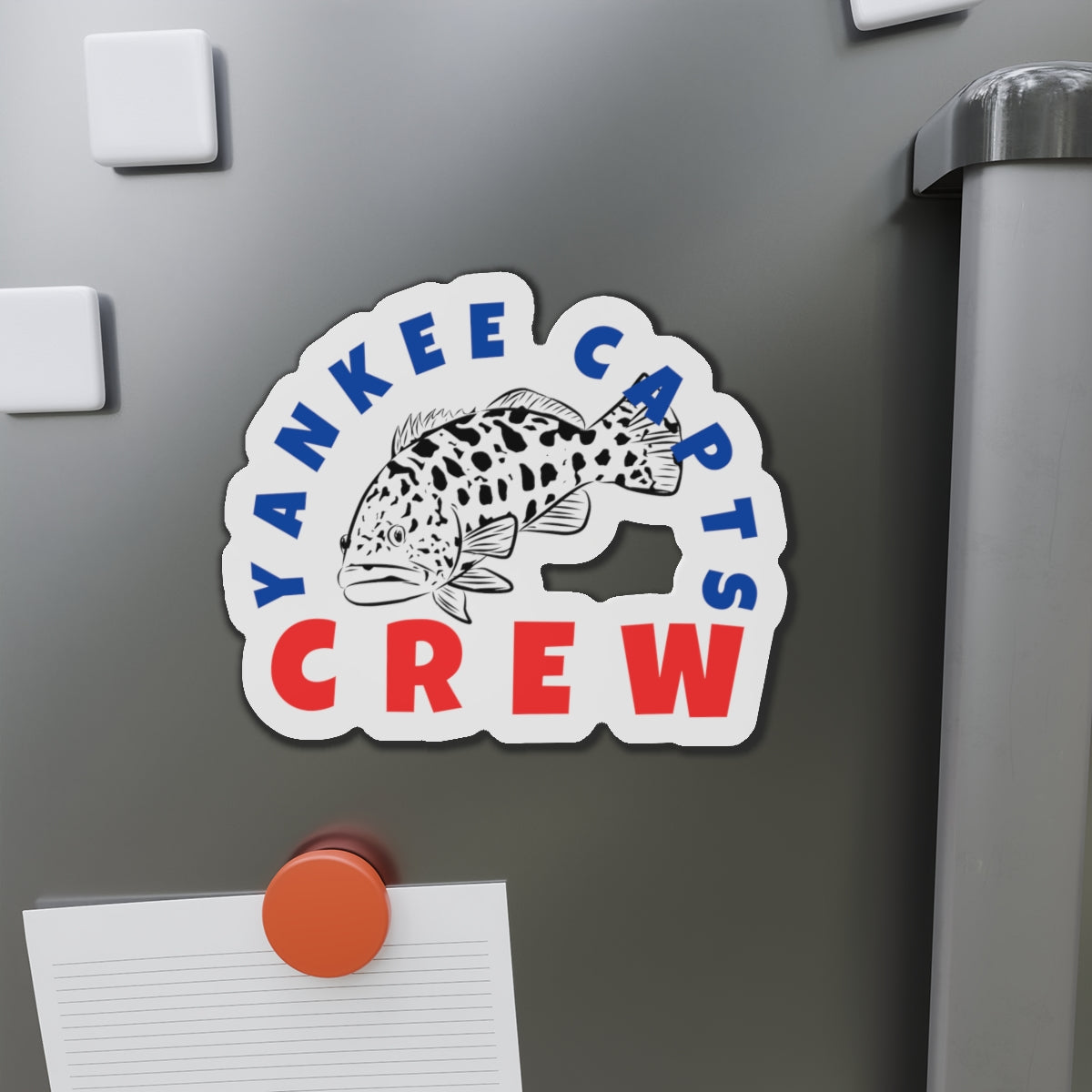 Yankee Capts Crew Die-Cut Magnet - The official Yankee Capts merch store