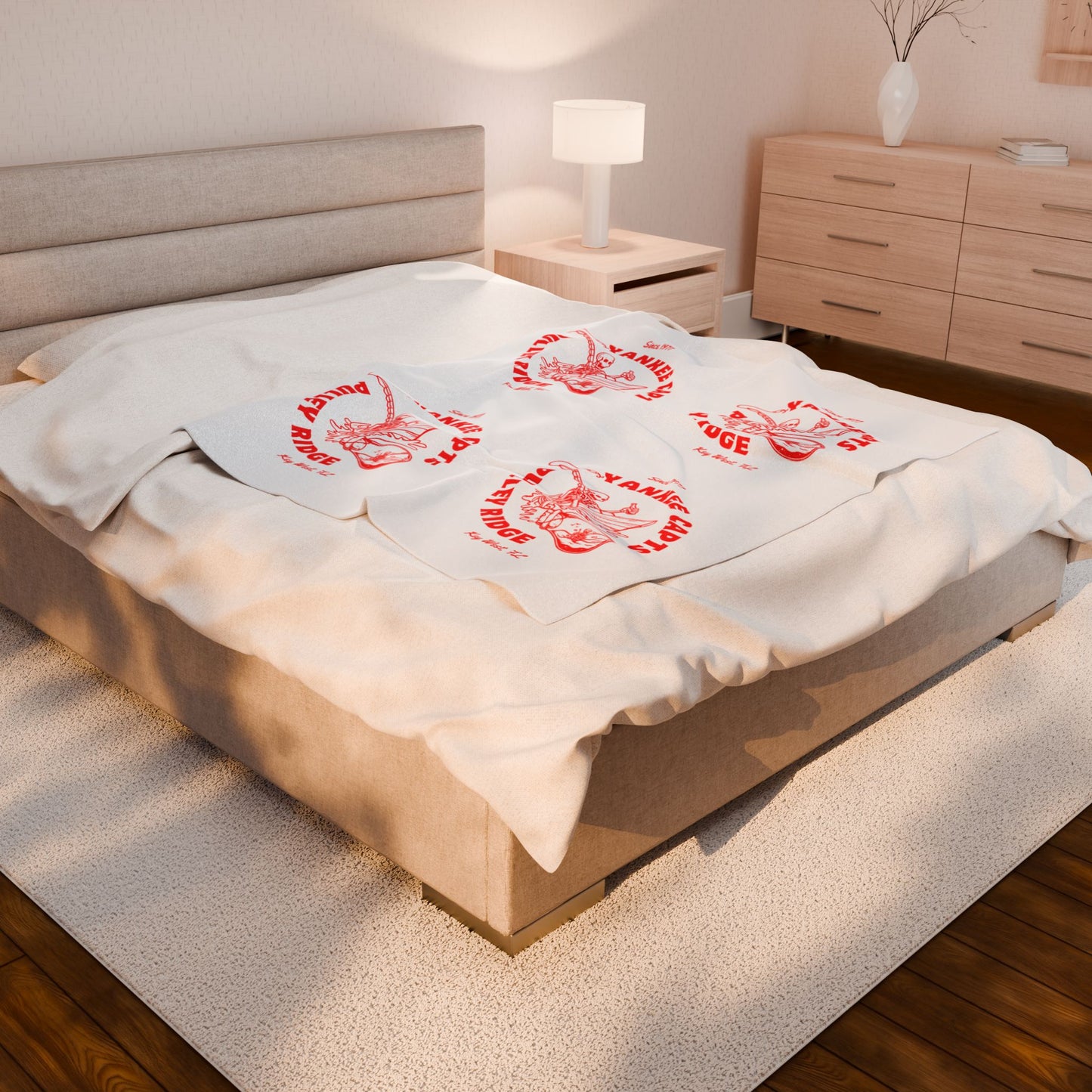 Yankee Capts Pulley Ridge Velveteen Plush Blanket - The official Yankee Capts merch store