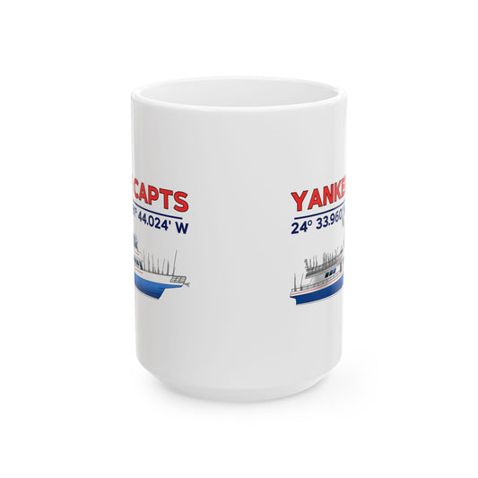 Yankee Capts Coordinates and Vessel Mug