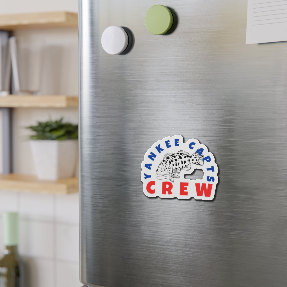 Yankee Capts Crew Die-Cut Magnet - The official Yankee Capts merch store