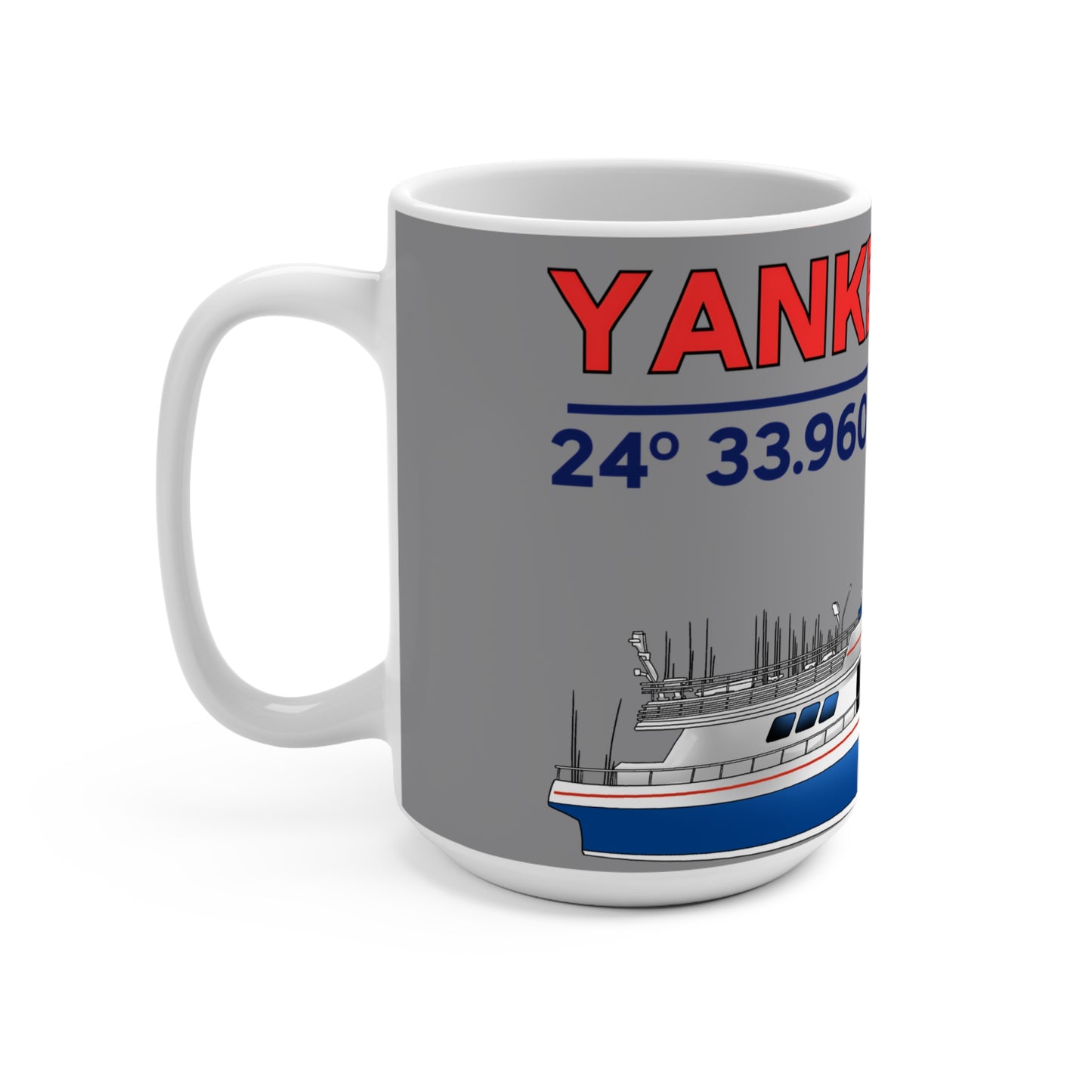 Yankee Captain 15oz Nautical Mug - Perfect Gift for Boating Enthusiasts