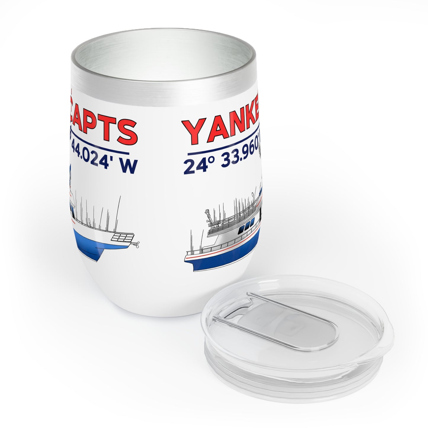 Yankee Capts Wine Tumbler - Perfect for Boating Adventures & Relaxation