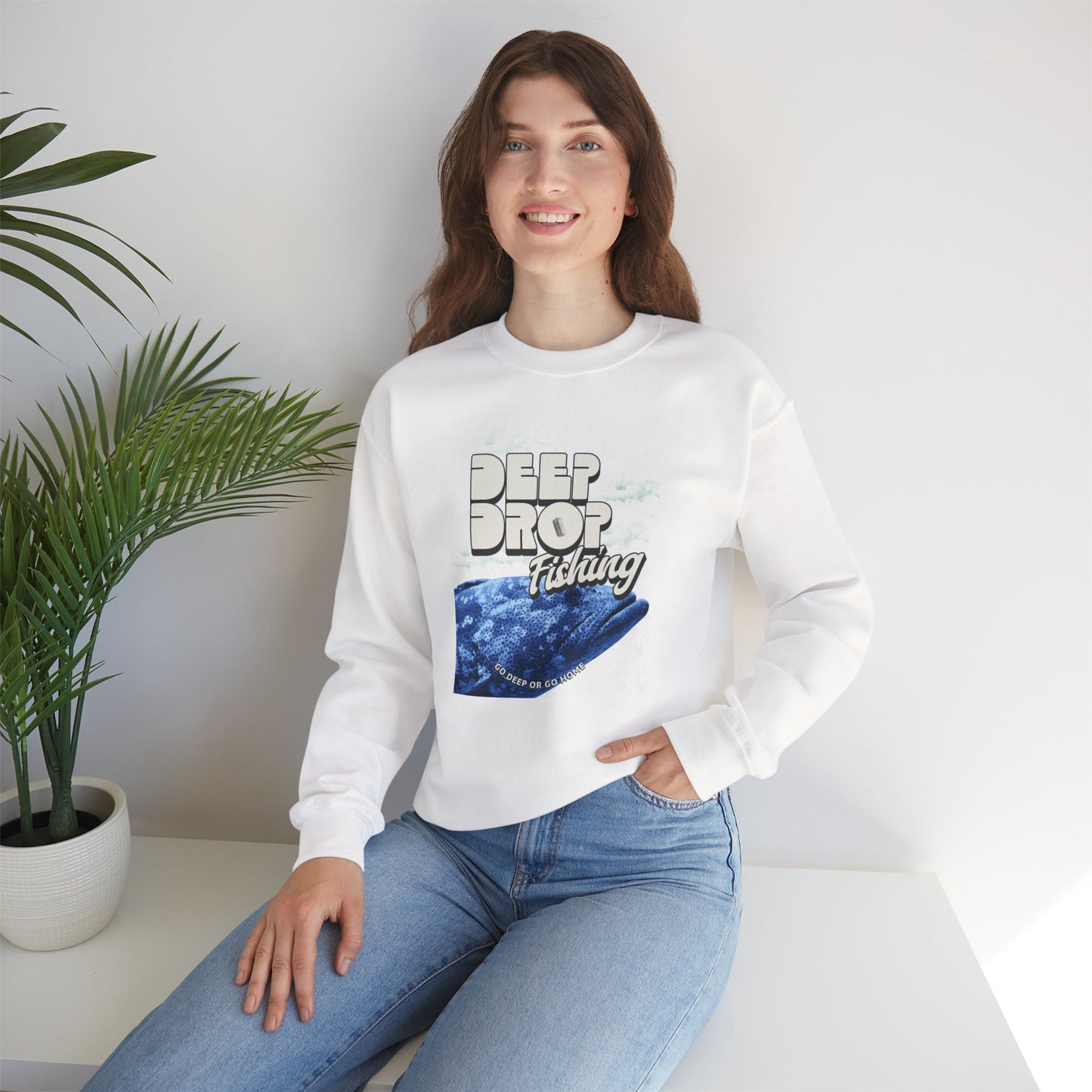 Deep Drop Fishing Unisex Sweatshirt