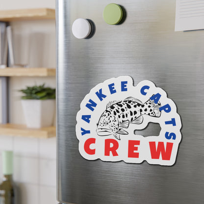 Yankee Capts Crew Die-Cut Magnet - The official Yankee Capts merch store