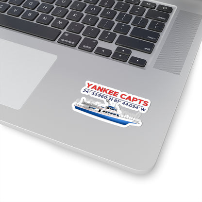 Yankee Capts Kiss-Cut Stickers - Perfect for Fishing Lovers & Adventurers