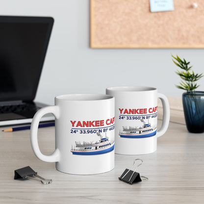 Yankee Capts Coordinates and Vessel Mug