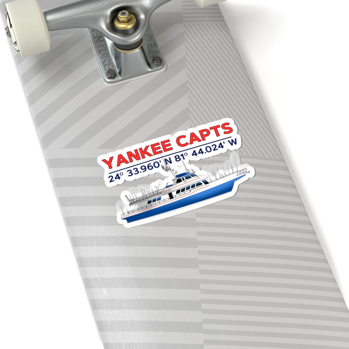 Yankee Capts Kiss-Cut Stickers - Perfect for Fishing Lovers & Adventurers