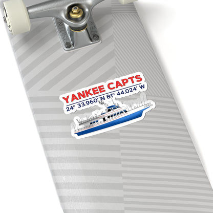 Yankee Capts Kiss-Cut Stickers - Perfect for Fishing Lovers & Adventurers